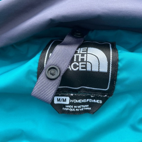 The North Face Jacket Womens Medium Teal Green Hyvent Full Zip Nylon Outer Shell - Picture 11 of 12